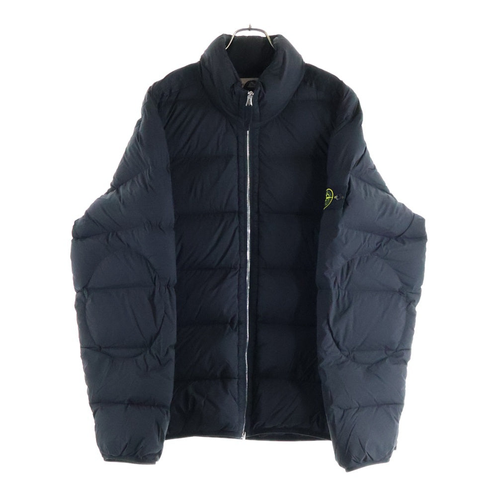 STONE ISLAND(ストーンアイランド) 23AW ロゴワッペン ナイロンストレッチスタンドカラーダウンジャケット ブラック 791544028