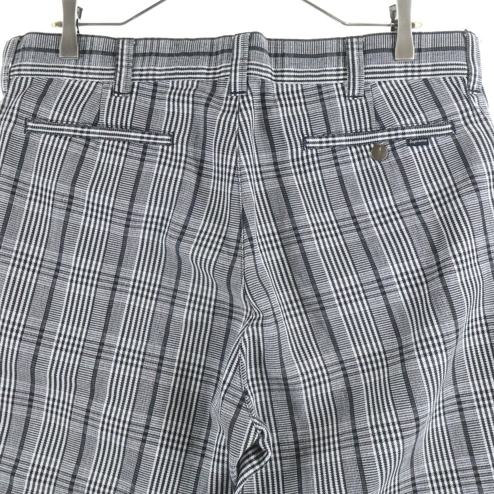 SUPREME(シュプリーム) 14AW Work Pant グレンチェック ワークパンツ チノパンツ グレー