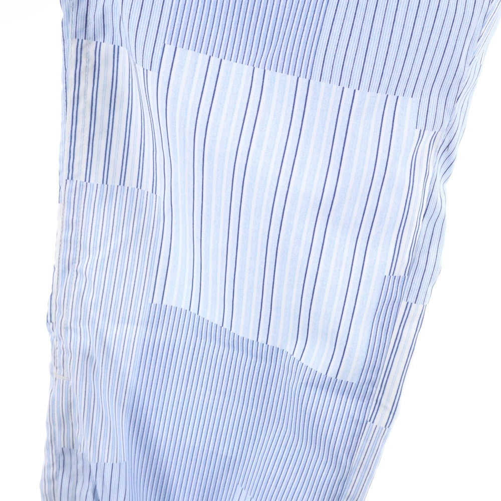 SSZ(エスエスズィー) 18SS × BEAMS STRIPE P/W PRINT SHAKA PANTS ビームス ストライプ 転写プリント シャカパンツ ブルー 11-24-2108-803-90-14