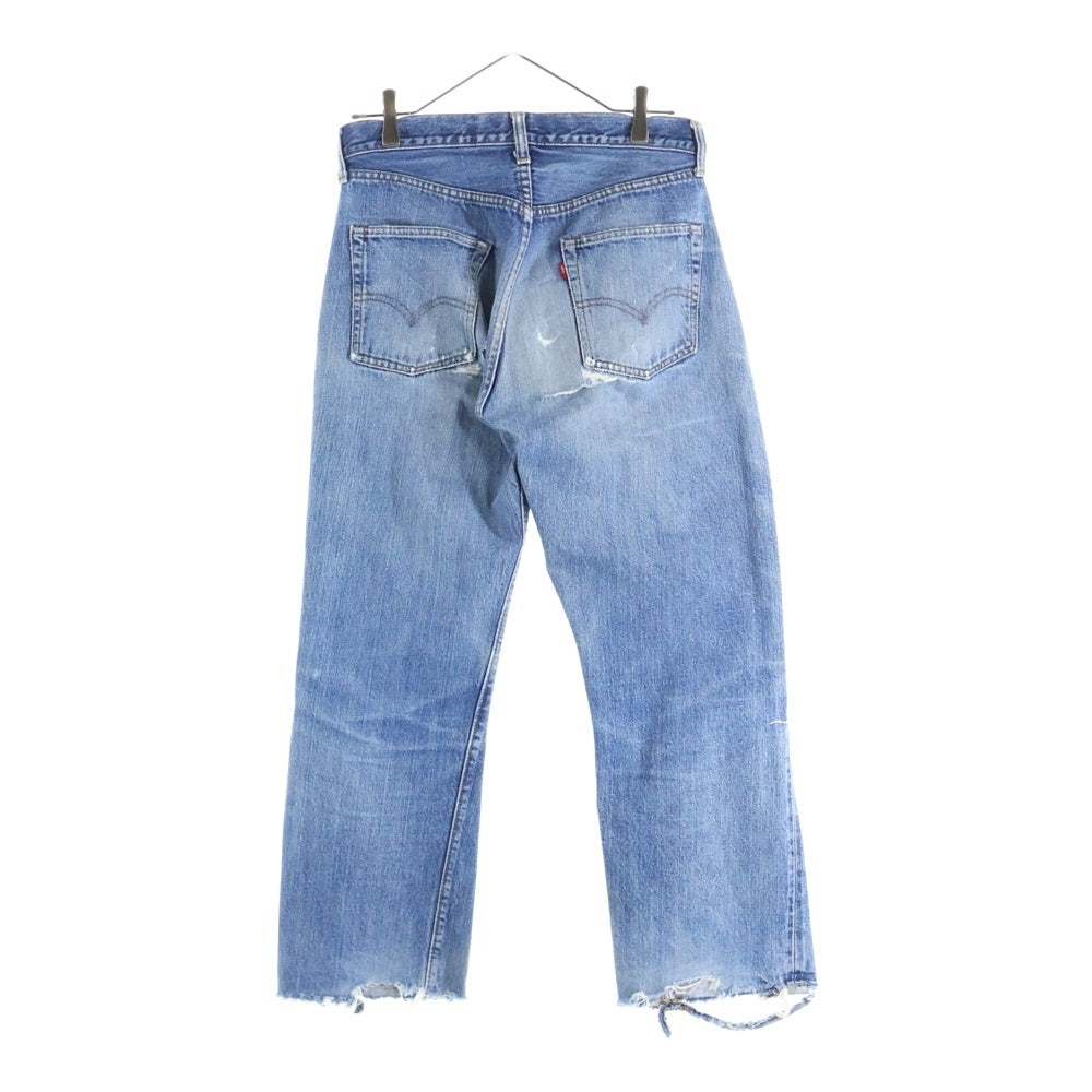 Levi's(リーバイス) 70S ヴィンテージ 501 66前期 スモールe 不均等V ボタン裏6 ボタンフライ ストレート レディース