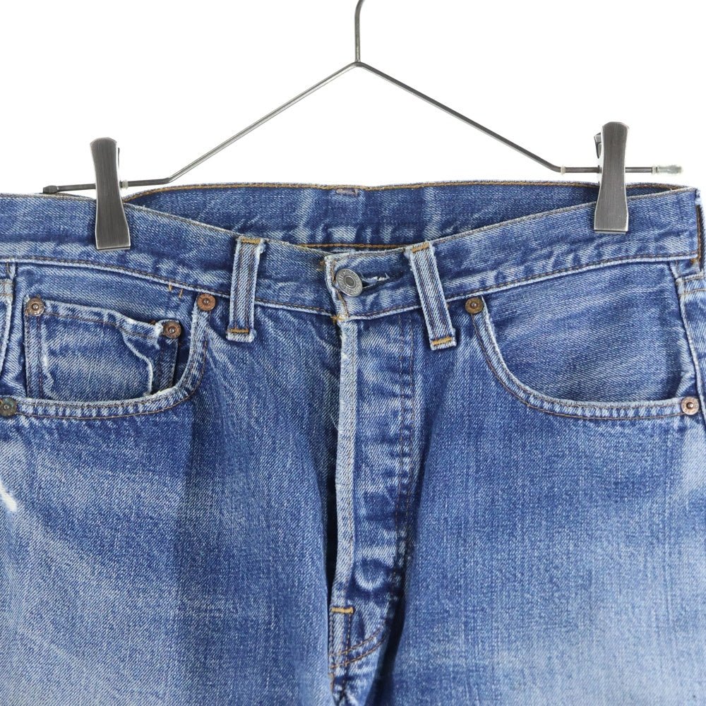 70S LEVIS リーバイス501 66前期 実寸約32インチ ～ リペア済み Levi's(リーバイス) 70S ヴィンテージ 501 66前期 スモールe 不均等V