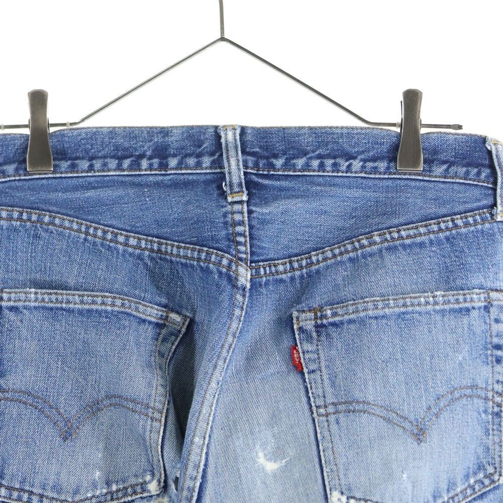 Levi's(リーバイス) 70S ヴィンテージ 501 66前期 スモールe 不均等V ボタン裏6 ボタンフライ ストレート レディース