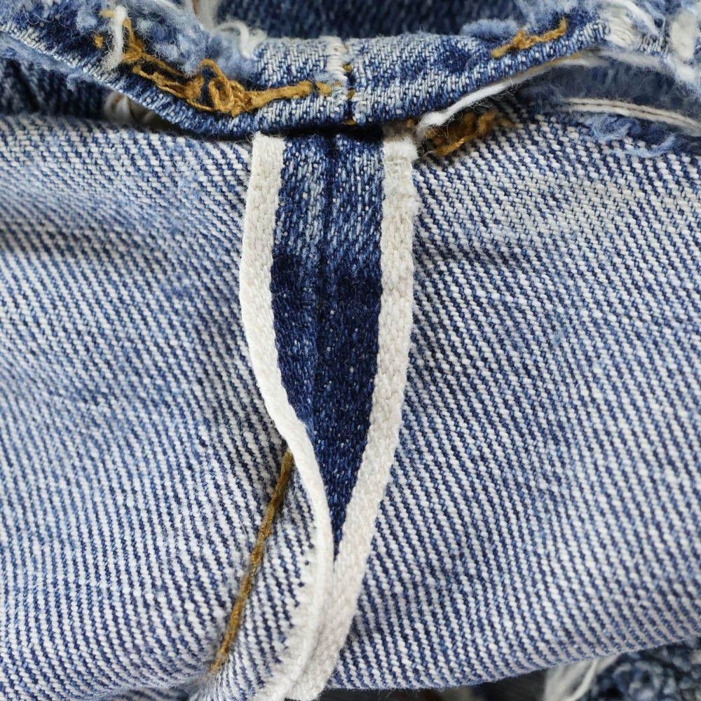 Levi's(リーバイス) 70S ヴィンテージ 501 66前期 スモールe 不均等V ボタン裏6 ボタンフライ ストレート レディース