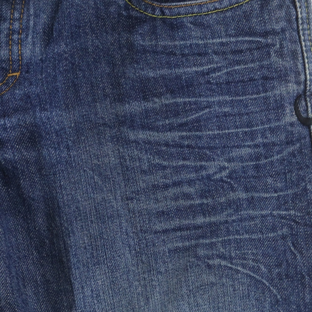 STUSSY(ステューシー) 90s OLD STUSSY ヴィンテージ加工 ストレート デニムパンツ インディゴ レディース