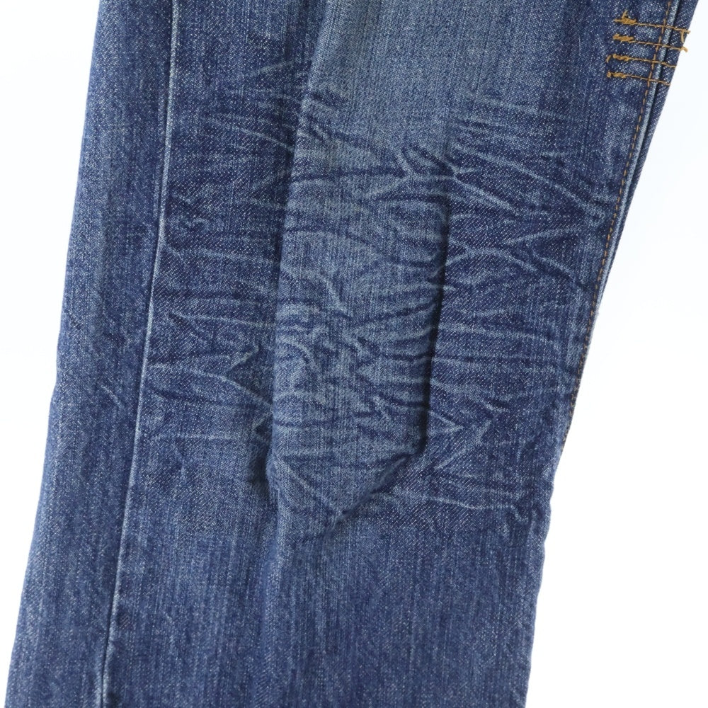 STUSSY(ステューシー) 90s OLD STUSSY ヴィンテージ加工 ストレート デニムパンツ インディゴ レディース