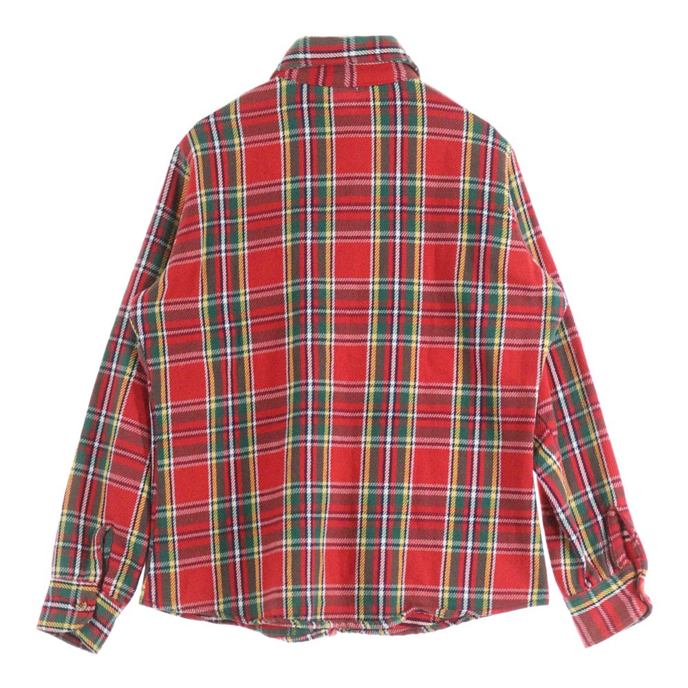 BIGMAC(ビッグマック) 80s FLANNEL SHIRTS チェック柄 フランネル ヘビー ネルシャツ レッド