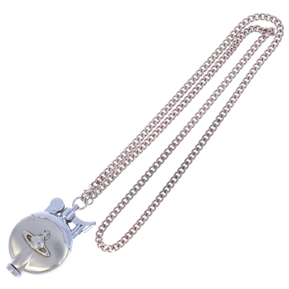 Vivienne Westwood(ヴィヴィアンウエストウッド) METAL ORB CHAIN OIL LIGHTER メタルオーブチェーンオイルライターネックレス シルバー