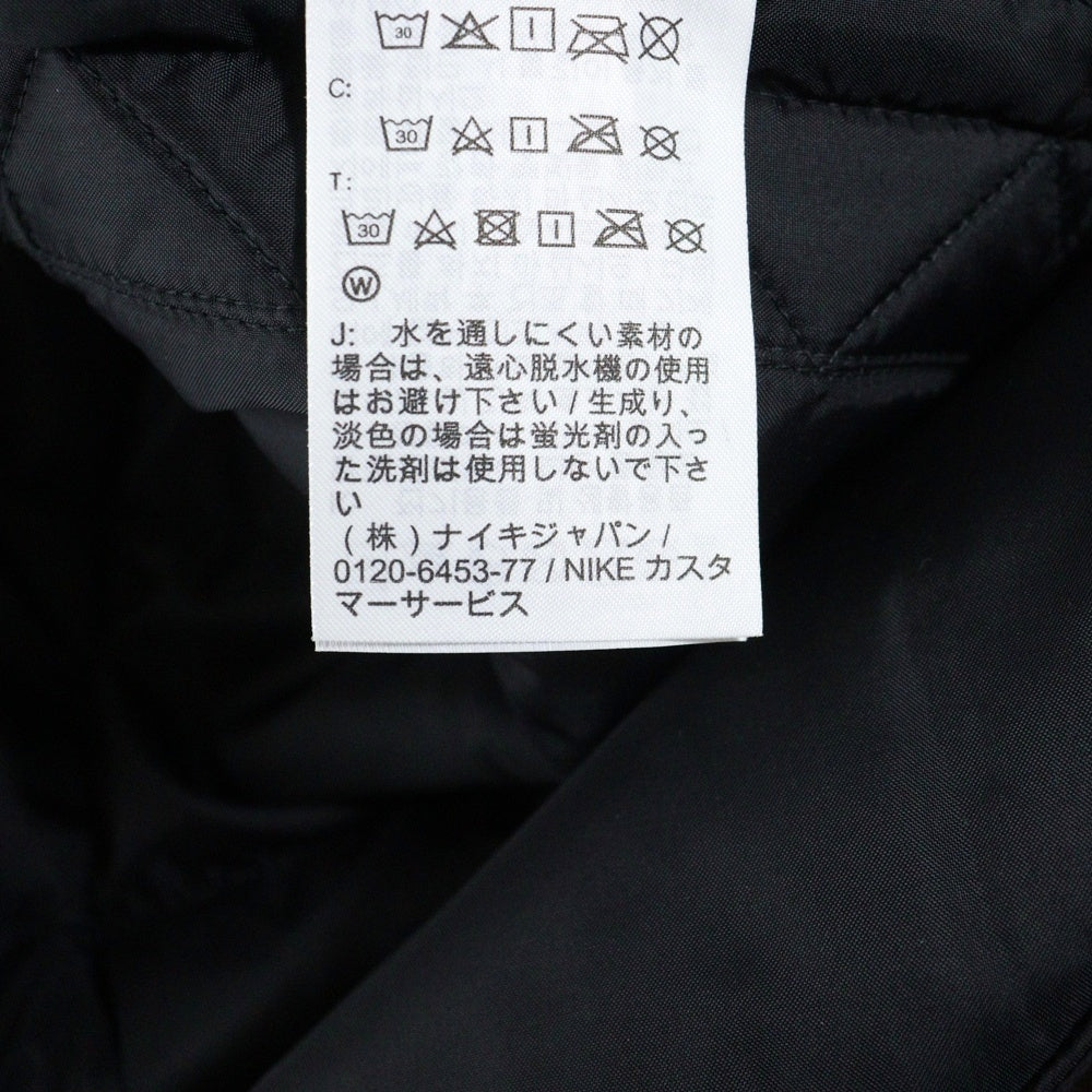 NIKE(ナイキ) 23SS ×PEACEMINUSONE G-Dragon 23SS NRG CF 2+1 ピースマイナスワン 韓国限定 ロゴ刺繍 バックプリント ダウンベスト ブラック DR0099-010