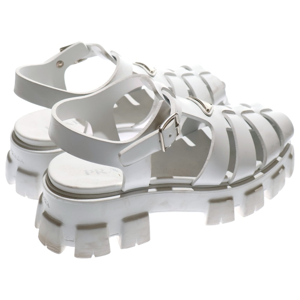 PRADA(プラダ) モノリス トライアングルロゴプレート ラバー