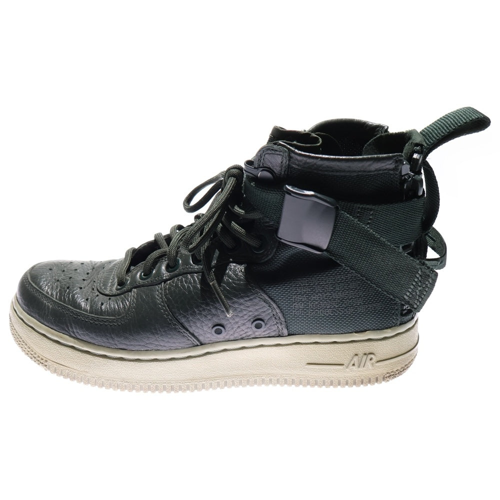 NIKE(ナイキ) SF AIR FORCE 1 MID OUTDOOR GREEN ウィメンズ エア フォース 1 ミッド アウトドアグリーン スペシャルフィールド ハイカットスニーカー AA3966-300 レディース