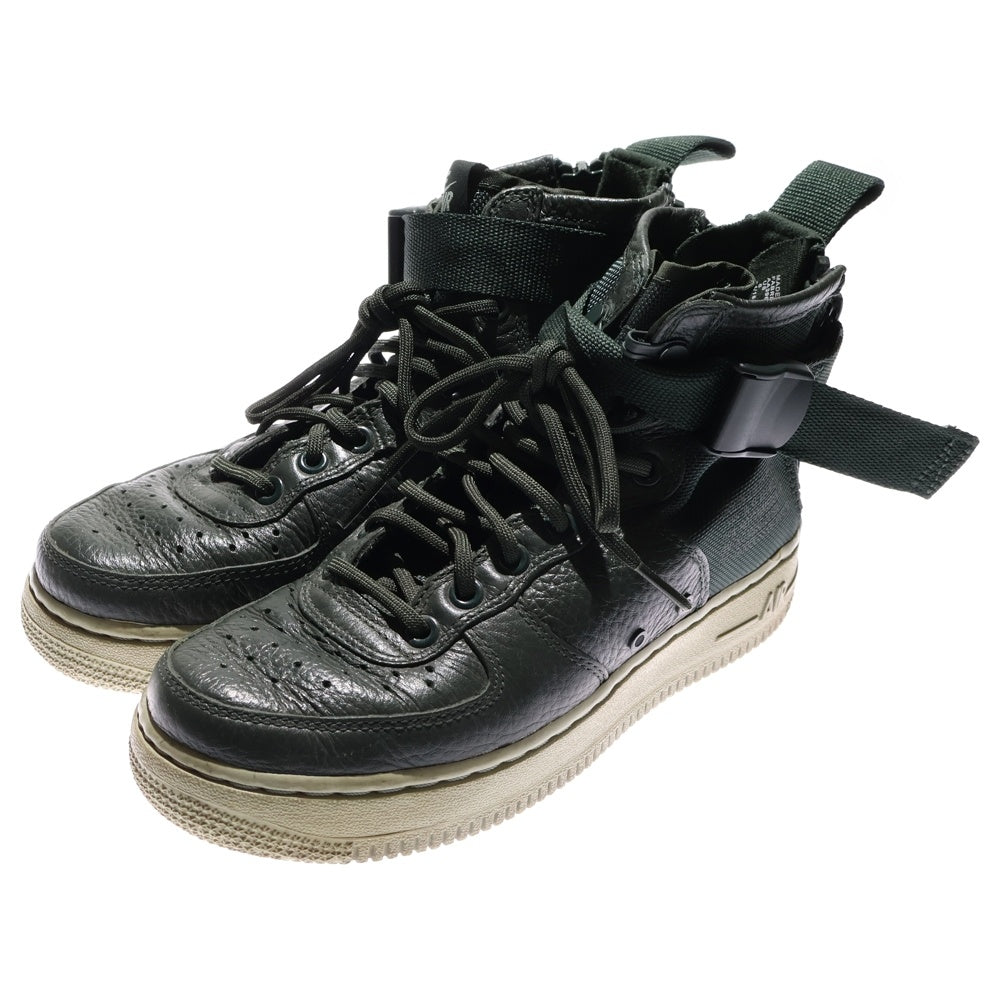 NIKE(ナイキ) SF AIR FORCE 1 MID OUTDOOR GREEN ウィメンズ エア フォース 1 ミッド アウトドアグリーン スペシャルフィールド ハイカットスニーカー AA3966-300 レディース