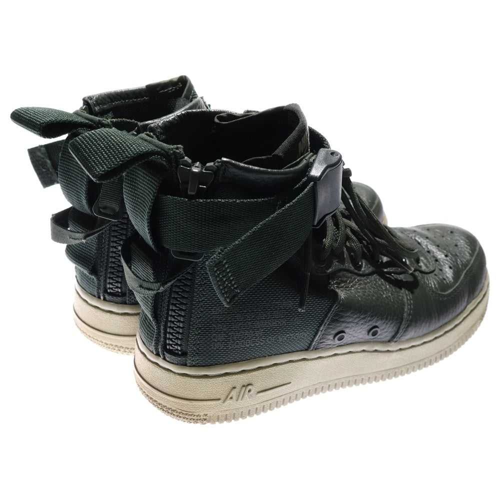NIKE(ナイキ) SF AIR FORCE 1 MID OUTDOOR GREEN ウィメンズ エア フォース 1 ミッド アウトドアグリーン スペシャルフィールド ハイカットスニーカー AA3966-300 レディース