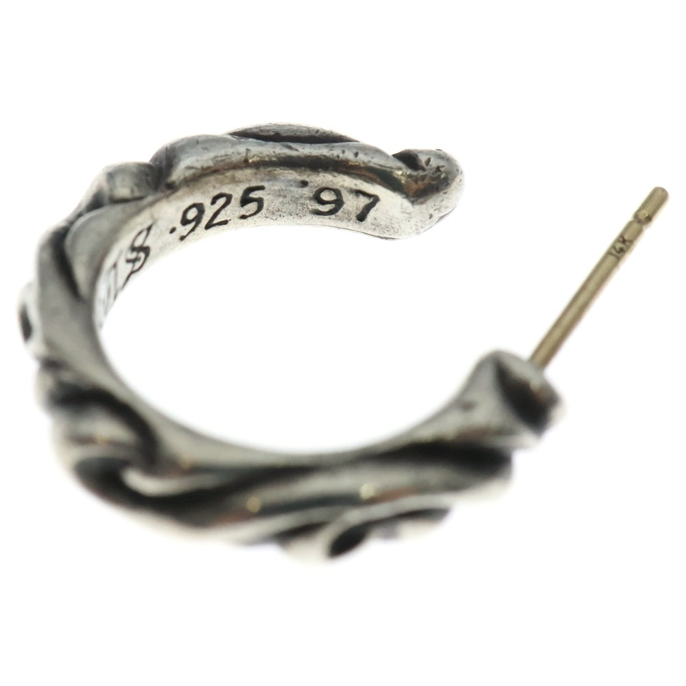 CHROME HEARTS(クロムハーツ) HOOP SCROOL スクロール フープピアス シルバー BCA102