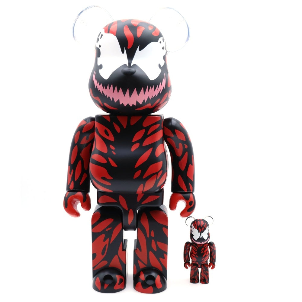 MEDICOM TOY(メディコムトイ) BE@RBRICK CARNAGE SPIDER-MAN BEN REULLY 400%&100% ベアブリック カーネイジ ベンライリー スパイダーマン フィギュア
