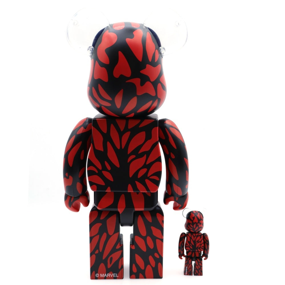 MEDICOM TOY(メディコムトイ) BE@RBRICK CARNAGE SPIDER-MAN BEN REULLY 400%&100% ベアブリック カーネイジ ベンライリー スパイダーマン フィギュア