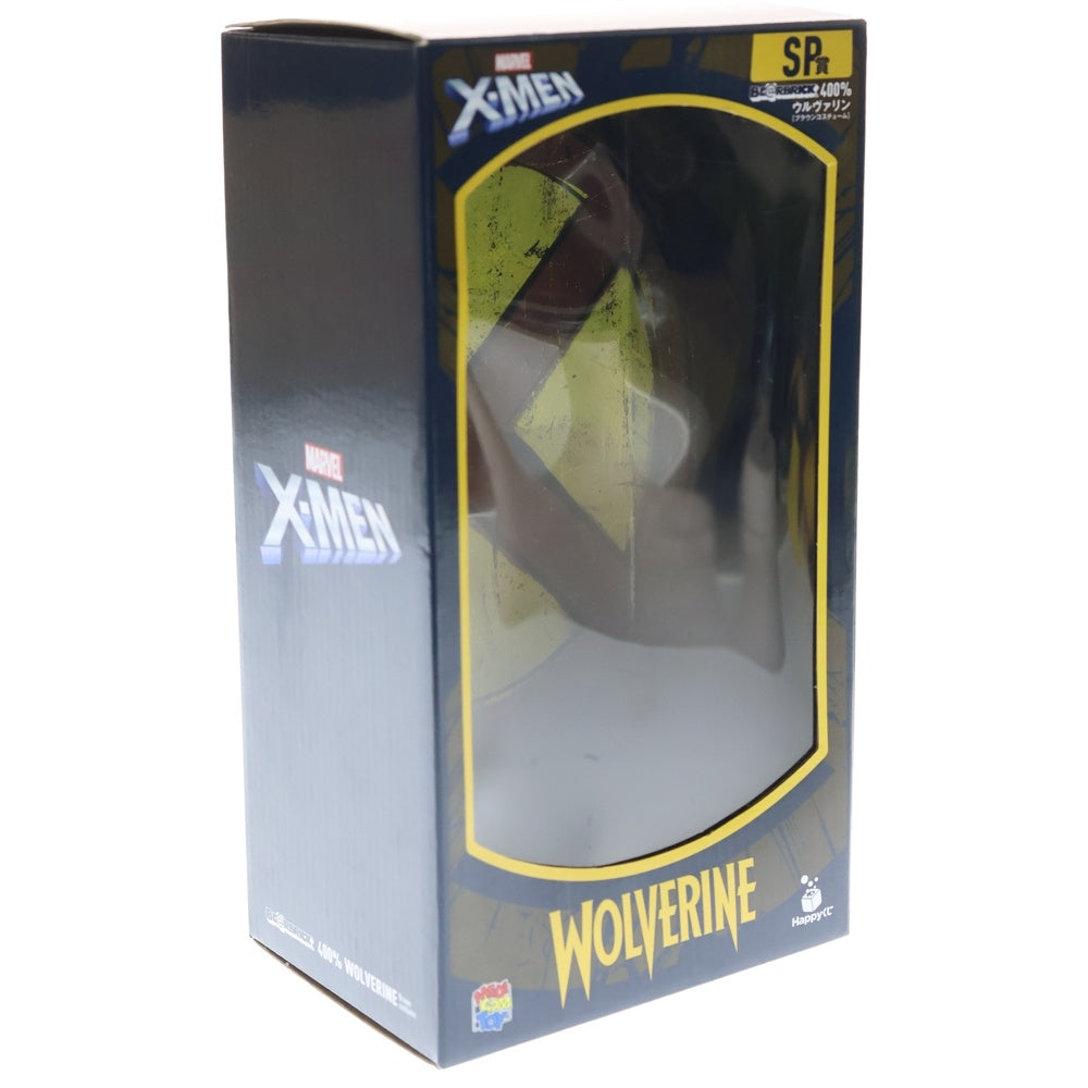 MEDICOM TOY(メディコムトイ) BE@RBRICK 400% MARVEL X-MEN WOLVERINE ベアブリック マーベル エックスメン ウルヴァリン フィギュア 人形 ブラウン
