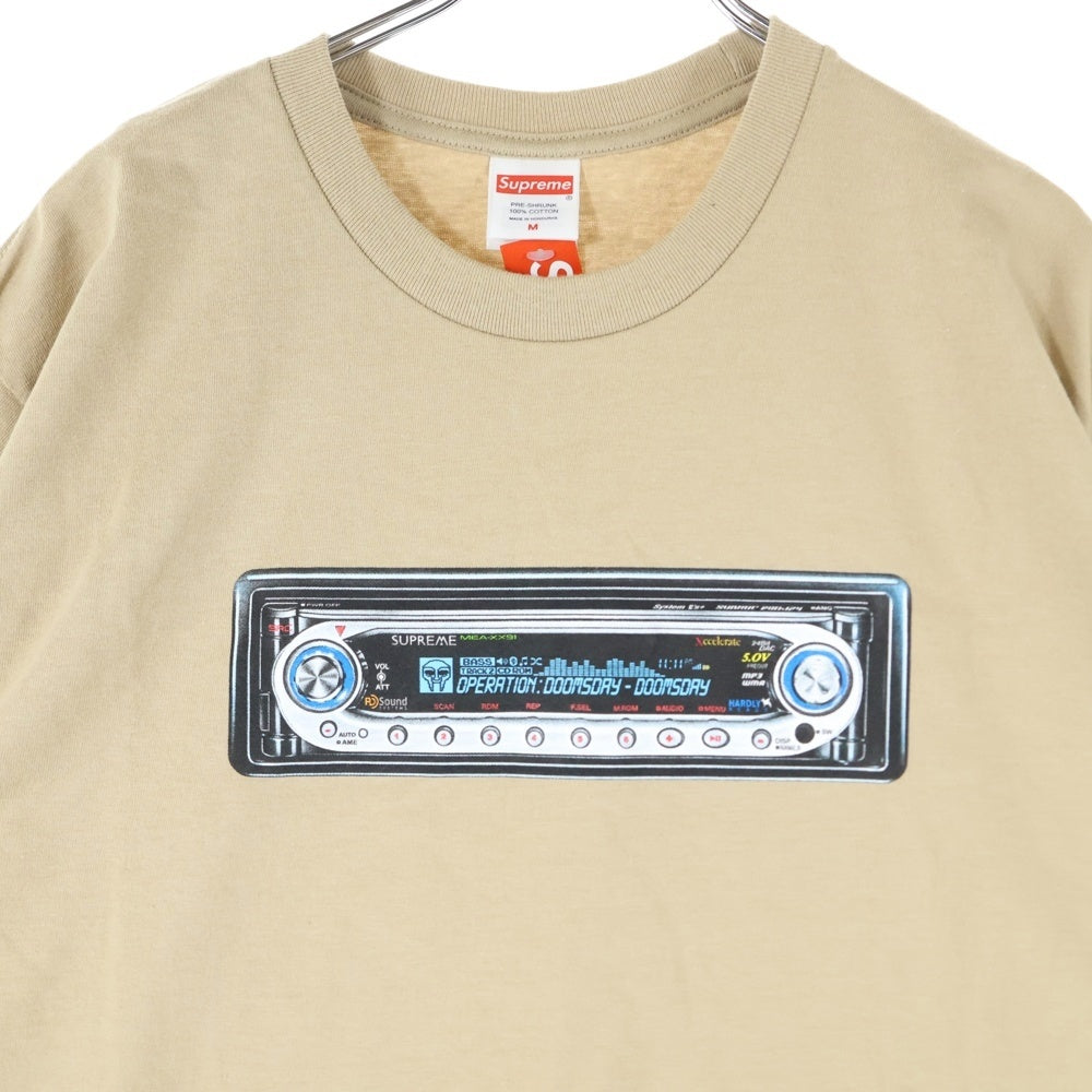 SUPREME(シュプリーム) 25SS Receiver Tee Mario Ayala レシーバー マリオ・アヤラ クルーネック 半袖Tシャツ カットソー ベージュ