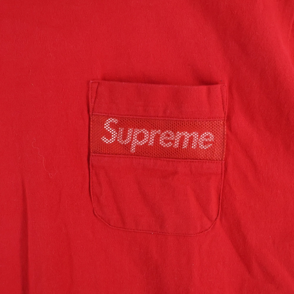 SUPREME(シュプリーム) 19ss Mesh Stripe Pocket Tee メッシュ