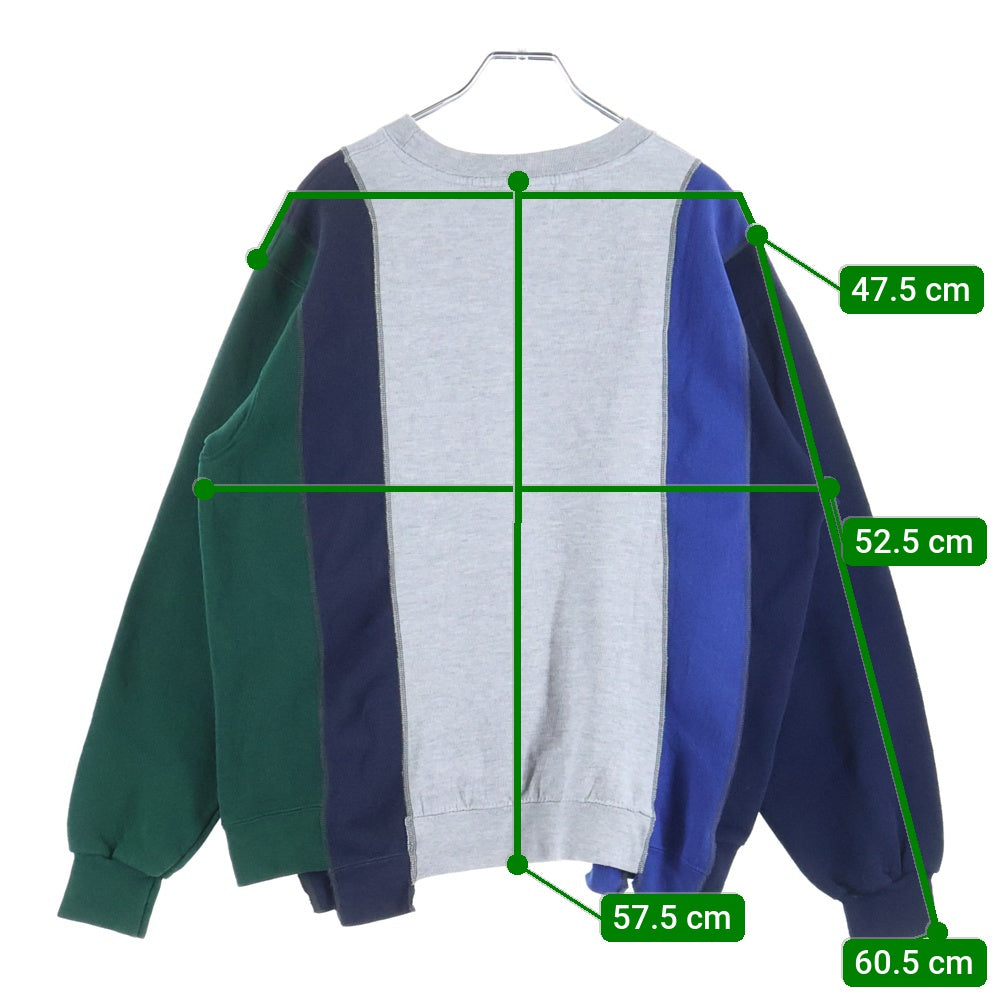 Needles(ニードルス) Remake Crew Neck Sweat Shirt リメイク 再構築