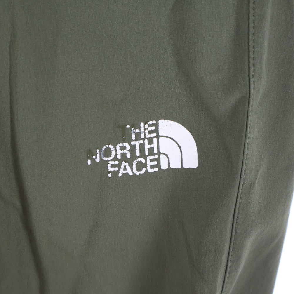 THE NORTH FACE(ザノースフェイス) FLEXIBLE ANKLE PANTS ロゴプリント フレキシブルアンクルパンツ オリーブ NB42388