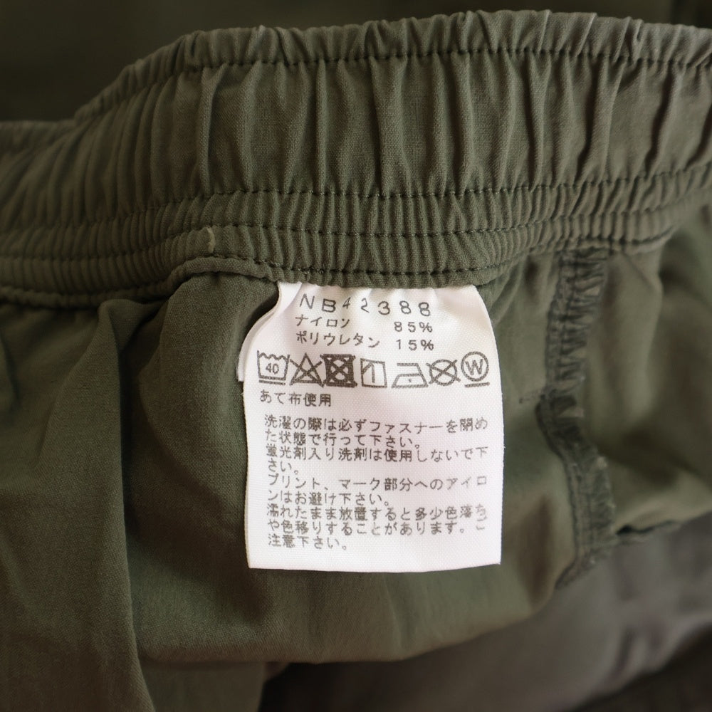 THE NORTH FACE(ザノースフェイス) FLEXIBLE ANKLE PANTS ロゴプリント フレキシブルアンクルパンツ オリーブ NB42388
