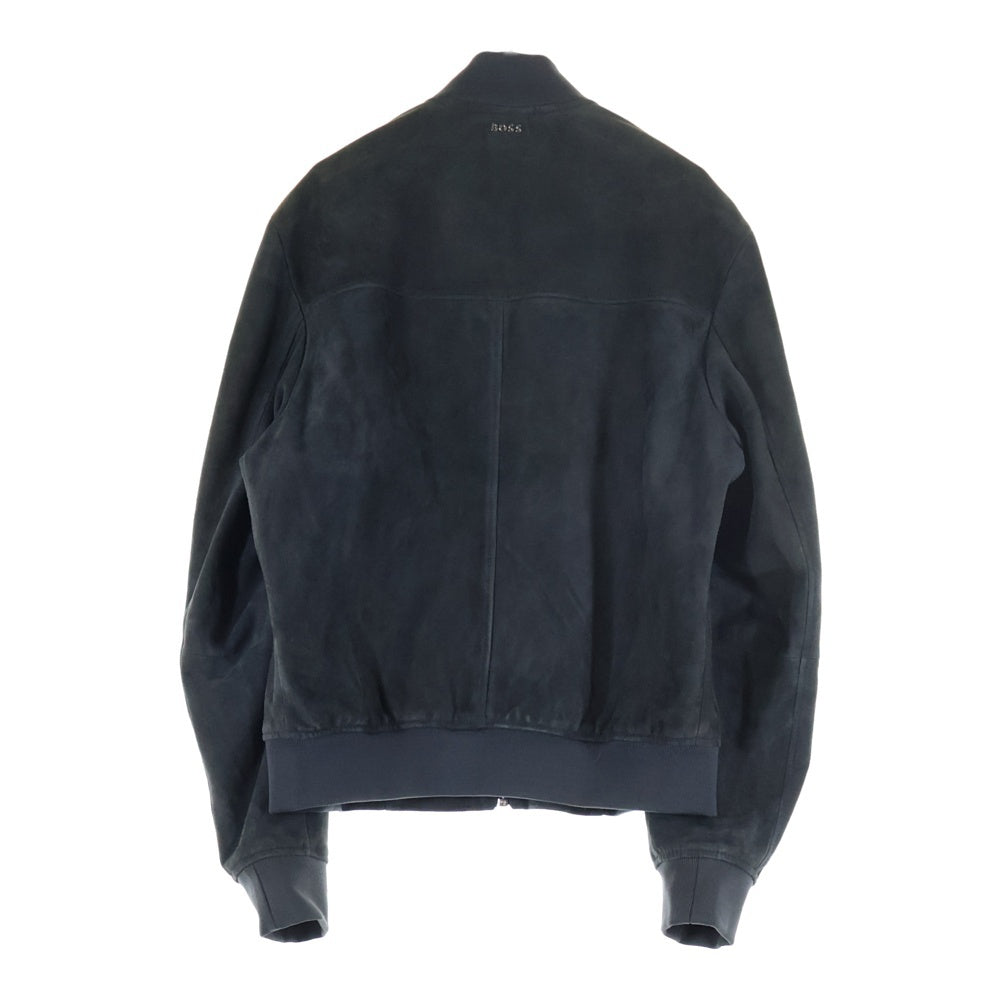 HUGO BOSS(ヒューゴボス) スウェード 裏地ナイロン レザー ジャケット