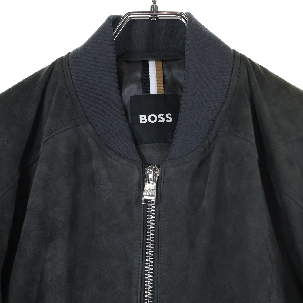 HUGO BOSS(ヒューゴボス) スウェード 裏地ナイロン レザー ジャケット