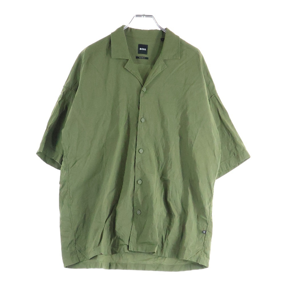 HUGO BOSS(ヒューゴボス) Relaxed Fit リラックス フィット 半袖シャツ オリーブ