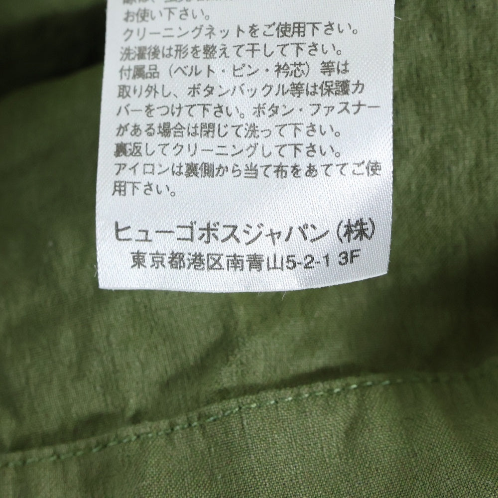 HUGO BOSS(ヒューゴボス) Relaxed Fit リラックス フィット 半袖シャツ オリーブ