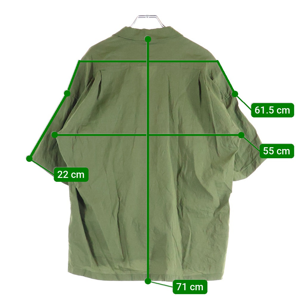 HUGO BOSS(ヒューゴボス) Relaxed Fit リラックス フィット 半袖シャツ オリーブ