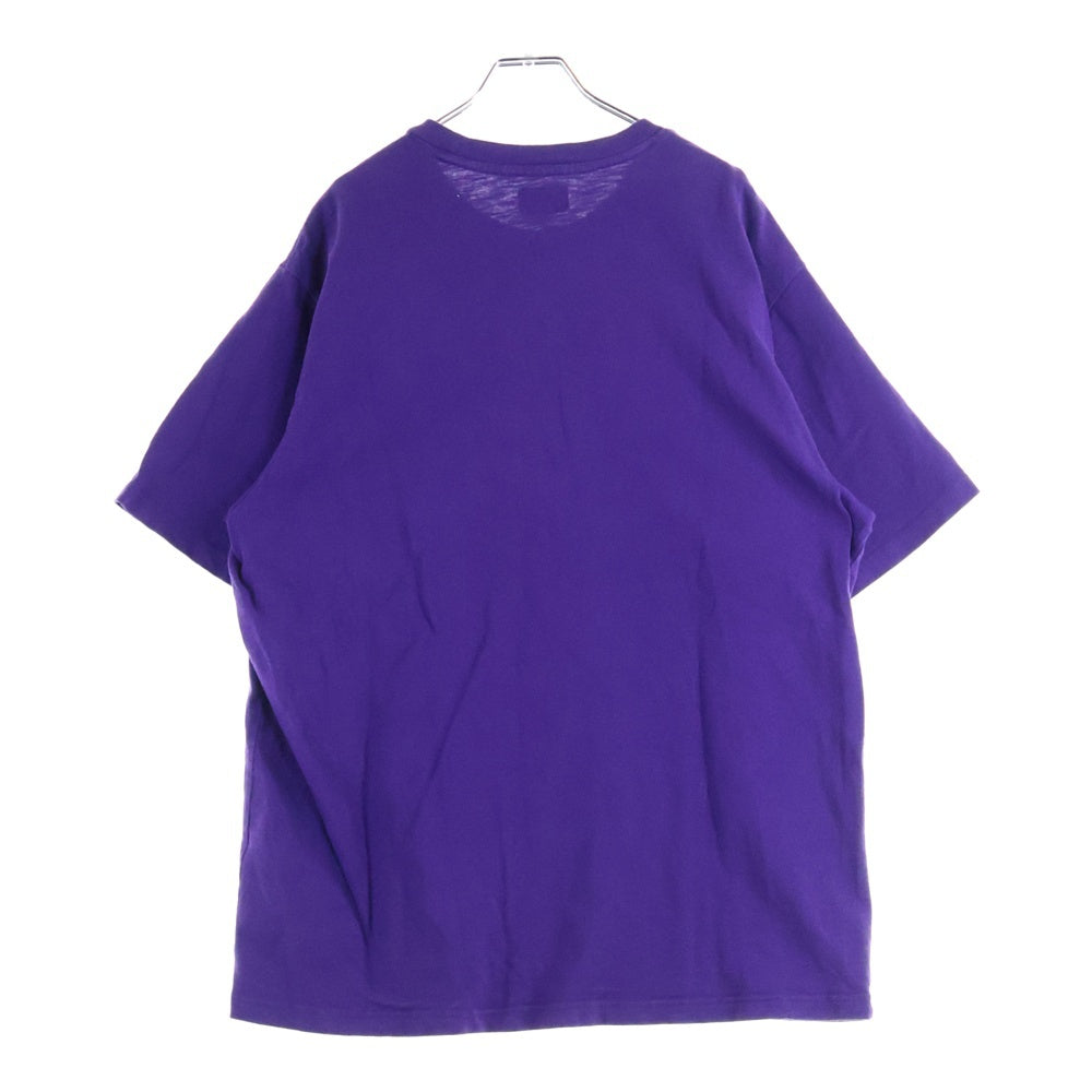 SUPREME(シュプリーム) 23SS Sketch Embroidered S/S Top スケッチ アーチロゴ クルーネック半袖Tシャツ カットソー パープル