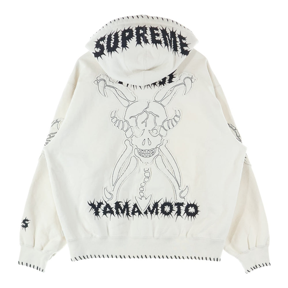 【値下】Supreme/Yohji Yamamoto　シュプリーム　パーカー Supreme x Y's by Yohji Yamamoto】Zip Up Hoodie Black -25FW