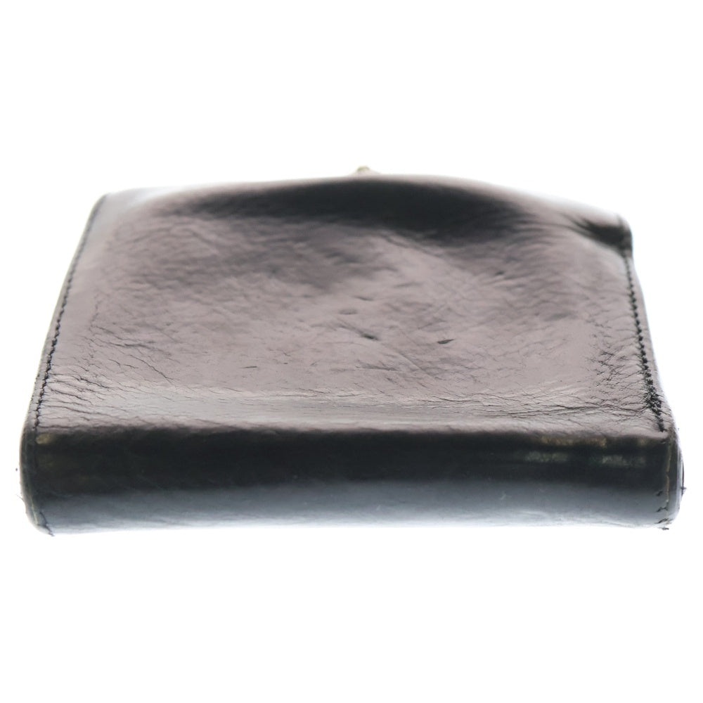 CHROME HEARTS(クロムハーツ) 1SNAP 1スナップ クロス ボールボタン レザーウォレット 財布 ブラック BCA361