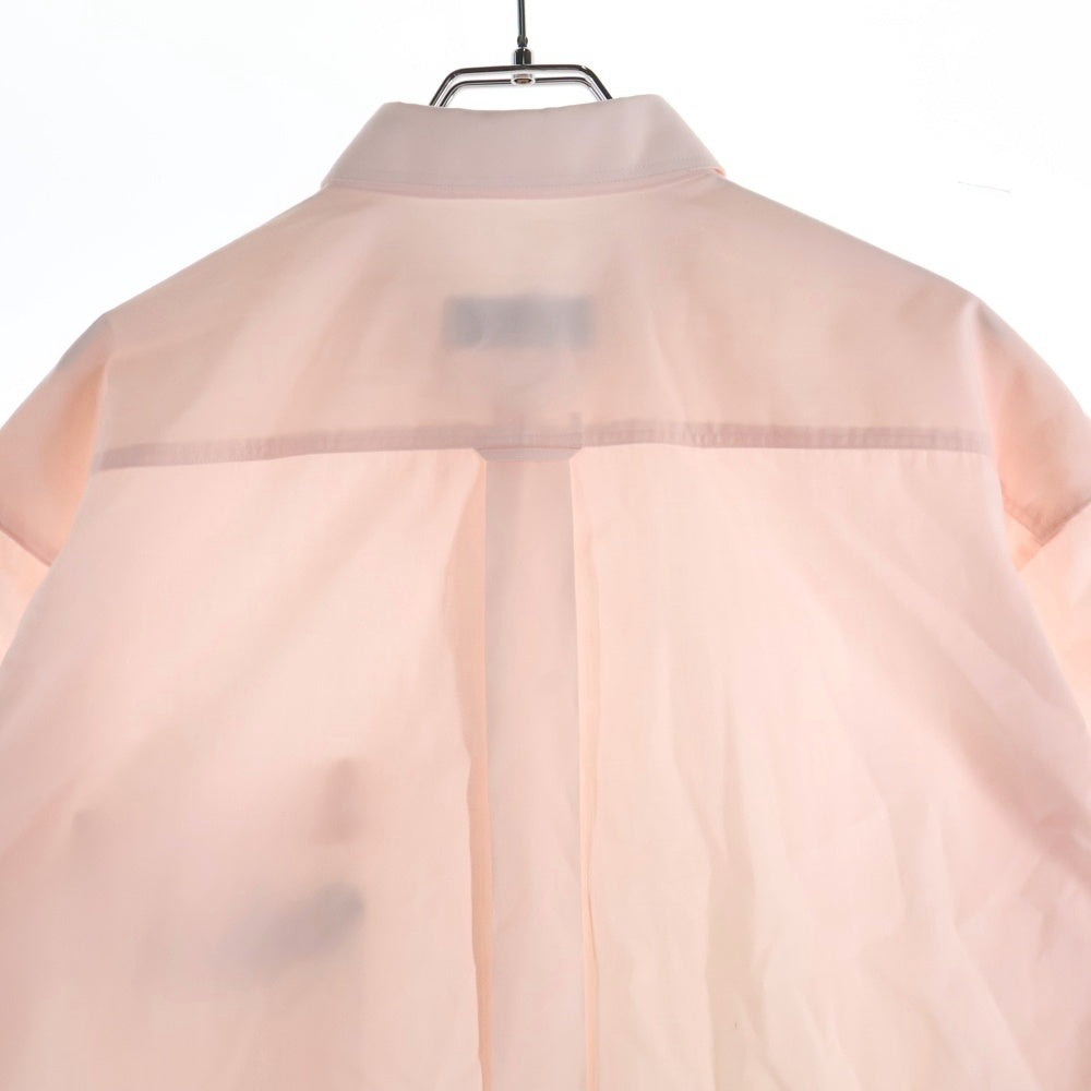 YVES SAINT LAURENT(イヴサンローラン) ロゴ刺繍 半袖シャツ ピンク