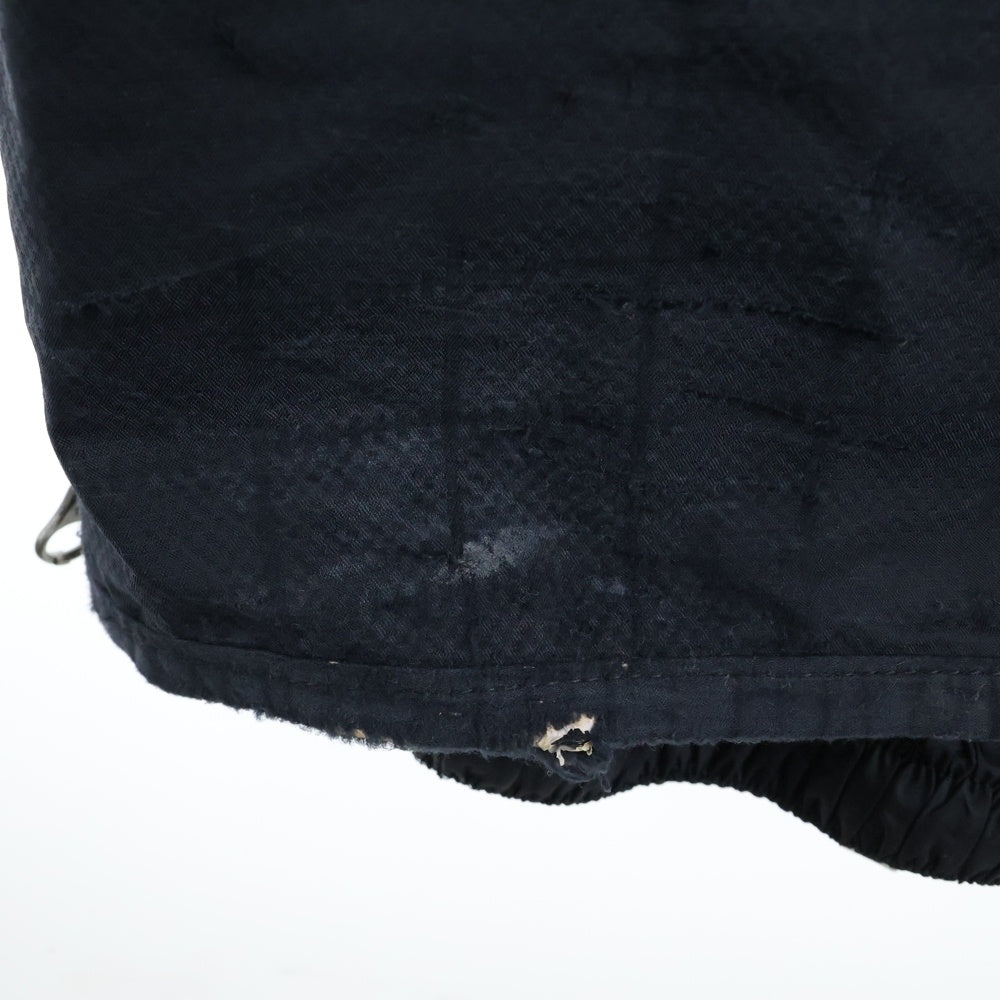 NO BRAND(ノーブランド) kissmark(キスマーク)ナイロン 中綿 カーゴパンツ ブラック KM-6S013DOME