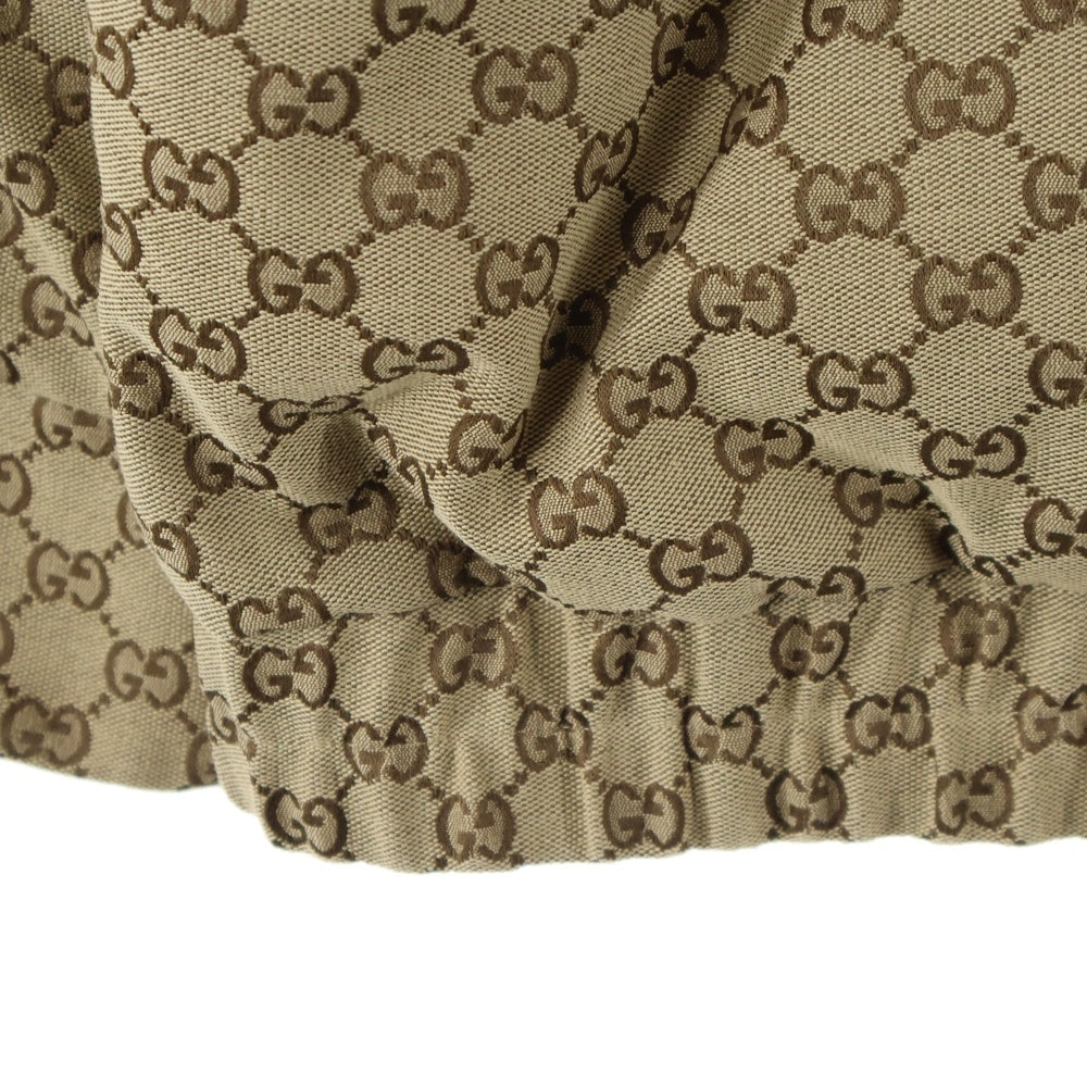 GUCCI(グッチ) GG JACQUARD HOODED DOWN JACKET GGコットンキャンバス パデッド ダウンジャケット ブラウン 751395 Z8BJ6 2190