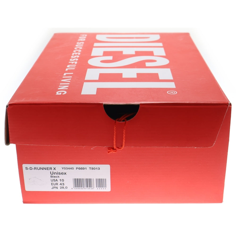 DIESEL(ディーゼル) S-D-RUNNER X ランナー ミッドカット スニーカー ブラック