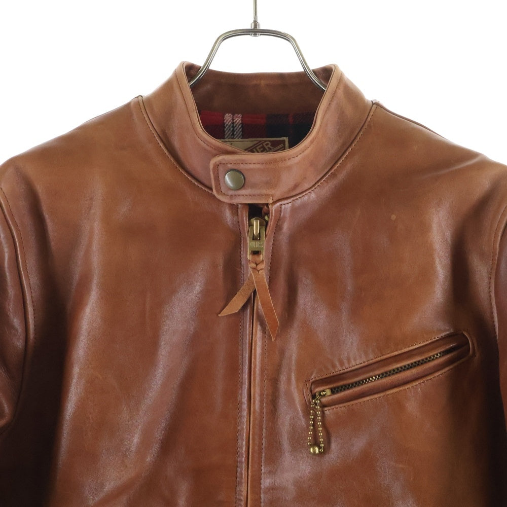 Y'2 LEATHER(ワイツーレザー) ホースハイド レザー チェックライナー