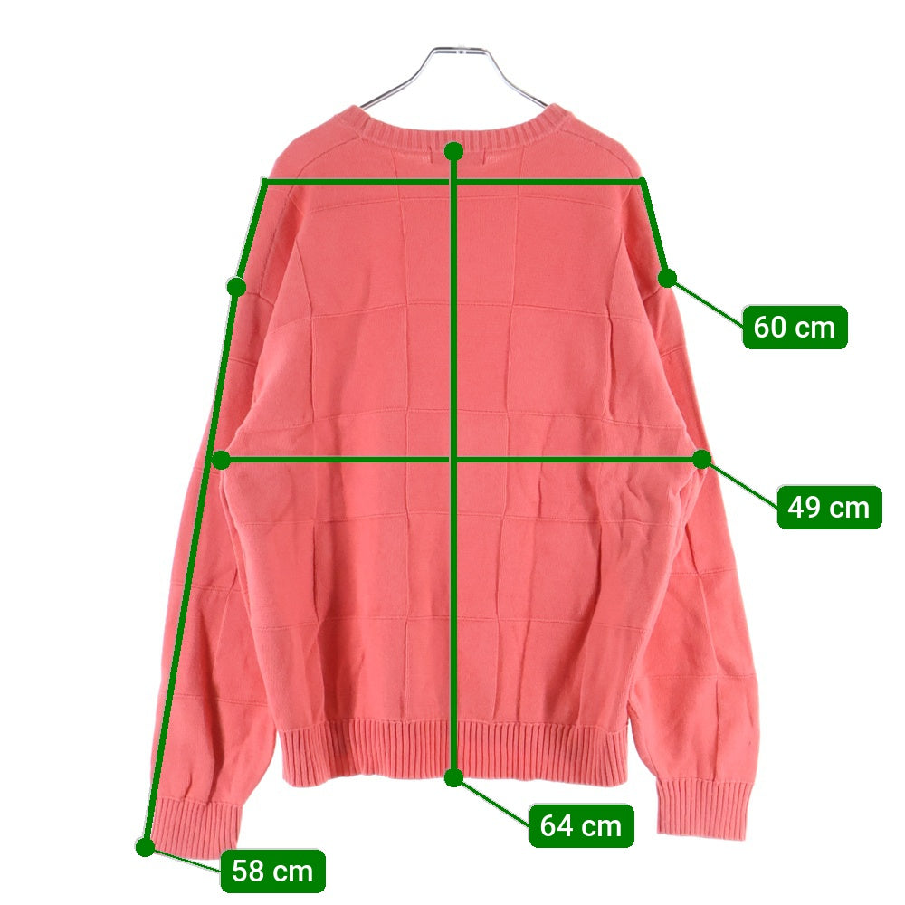 Supreme チェッカーパターン セーター M SUPREME(シュプリーム) 21SS Tonal Checkerboard Small Box Sweater