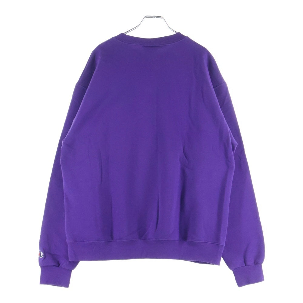 CHAMPION(チャンピオン) 無地 オーセンティック クルーネックスウェット トレーナー パープル