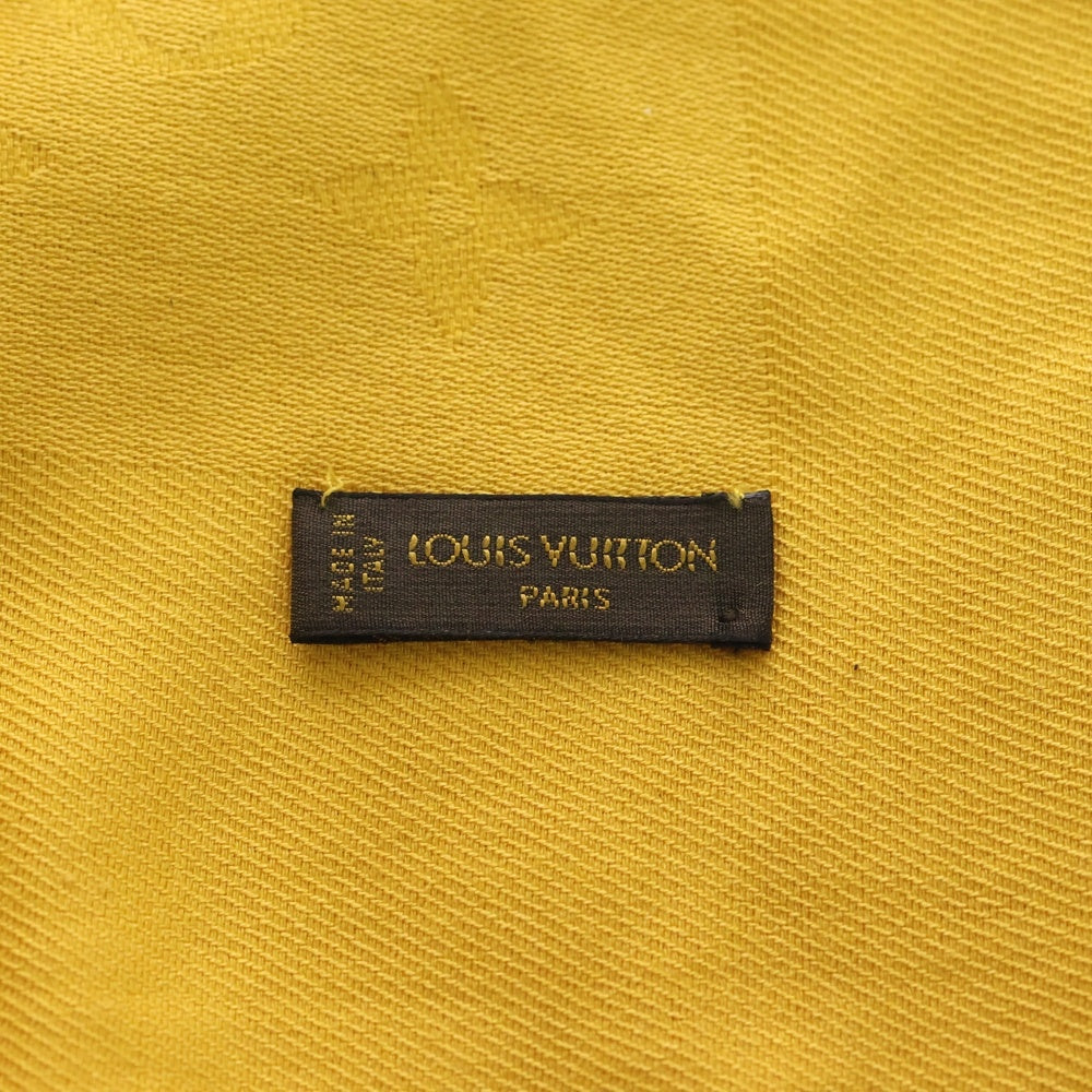 LOUIS VUITTON(ルイヴィトン) モノグラム 大判 ショール ストール イエロー M75084 レディース