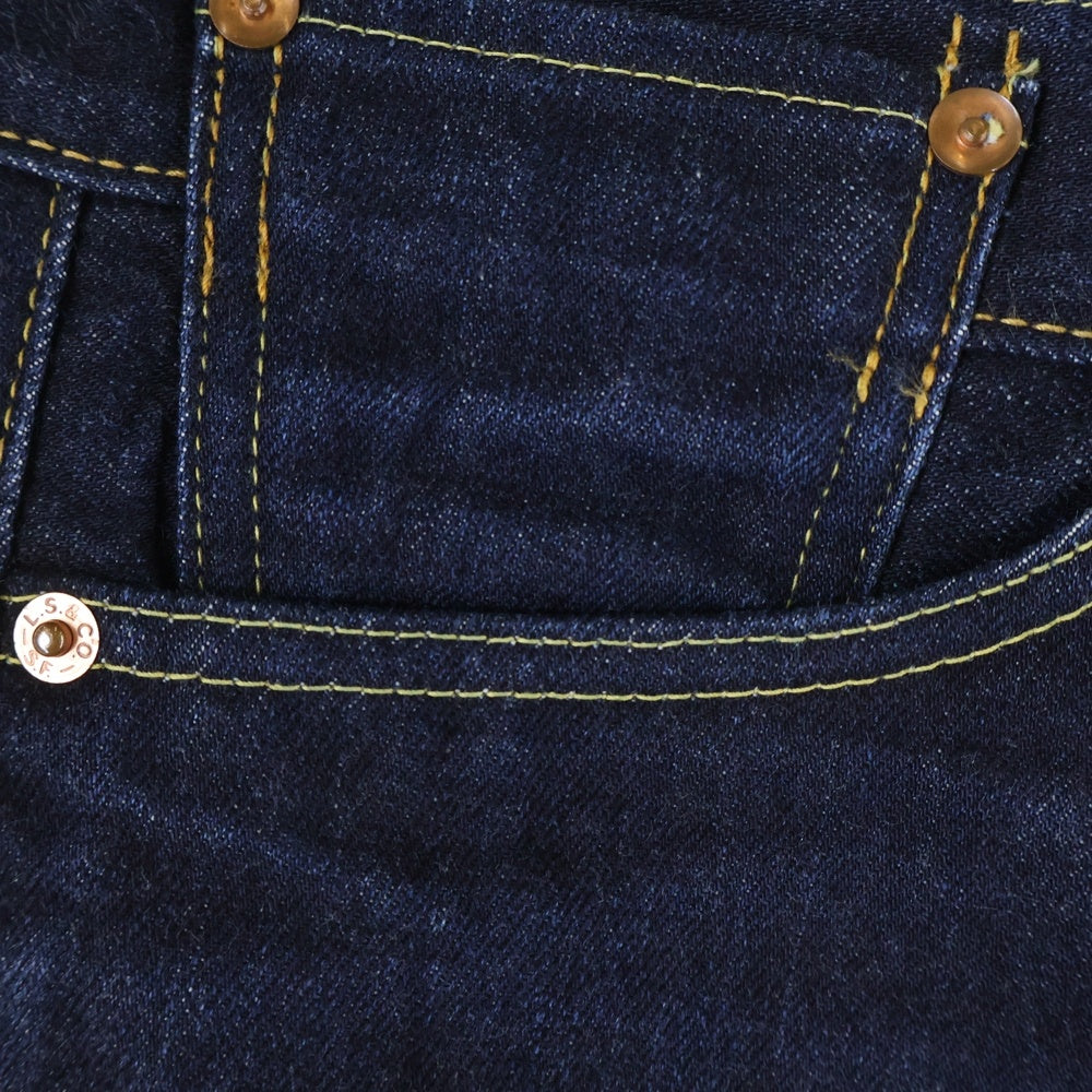 Levi's VINTAGE CLOTHING(リーバイス ビンテージ クロージング) 501XX 66501 復刻 両面BIG E 紙パッチ 不均等V ボタンフライ デニムパンツ ジーンズ インディゴ J22 J33413 0506