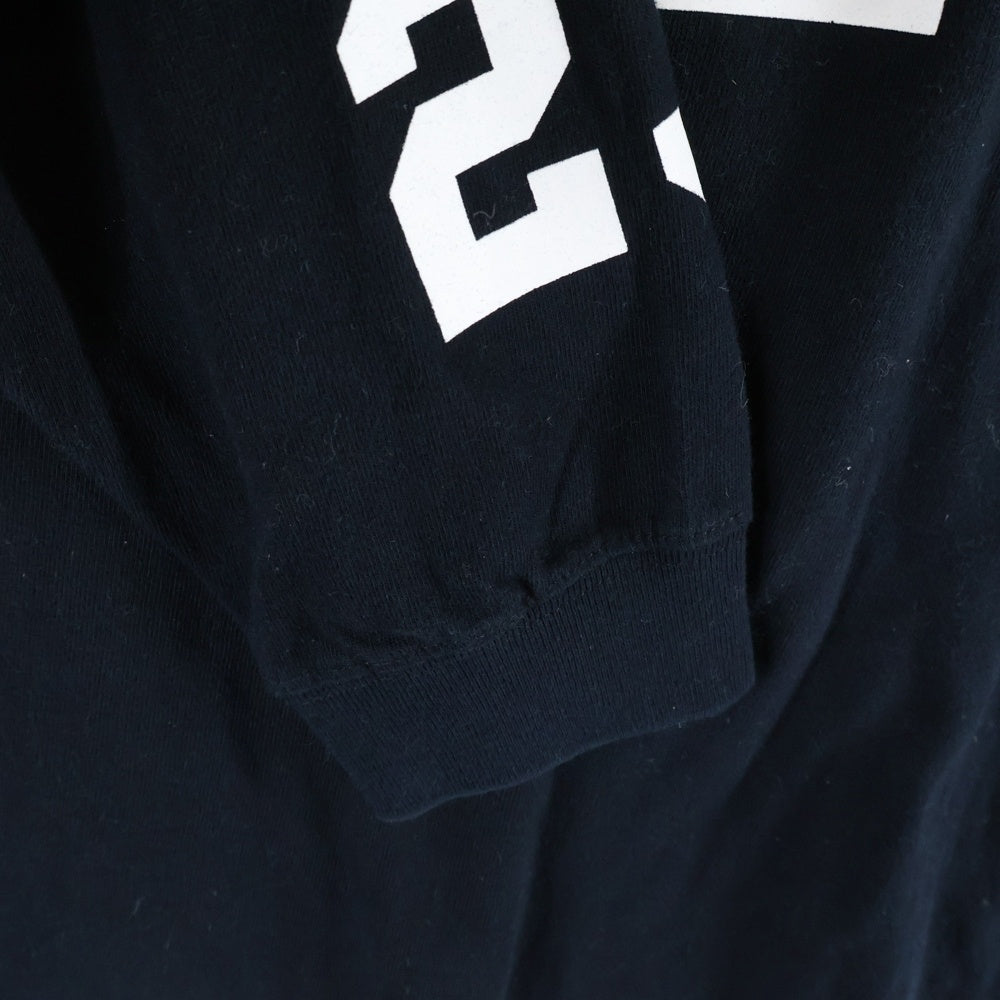 NO BRAND(ノーブランド) 【JUNKMANIA ジャンクマニア】00s NEO TOKYO TEE ネオトーキョー グラフィックプリント クルーネック 長袖Tシャツ ブラック