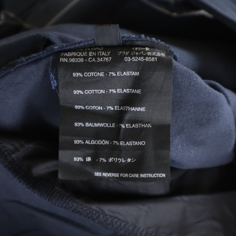 PRADA(プラダ) スラックス スキニーコットンパンツ ネイビー