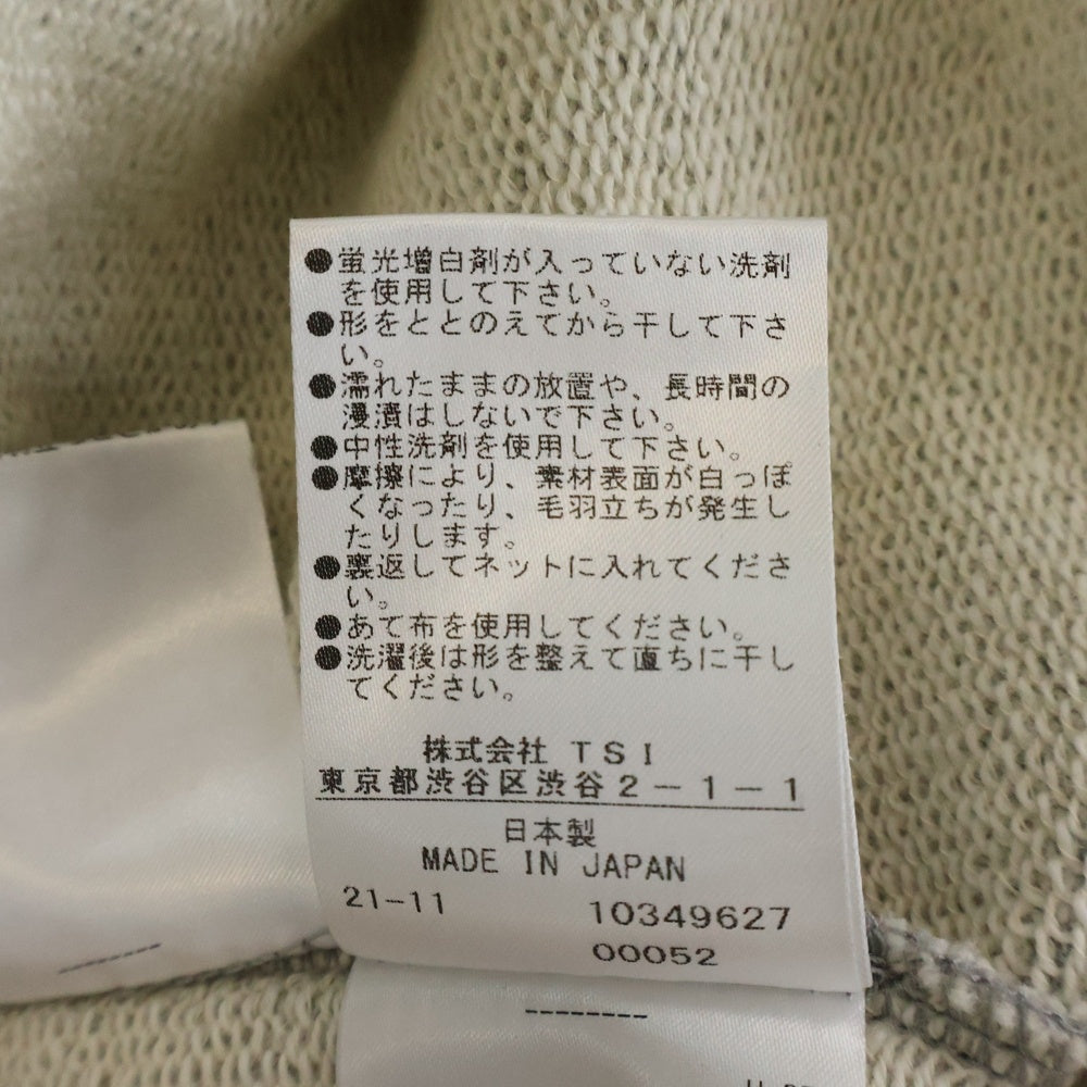 RON HERMAN(ロンハーマン) 20AW ×SUNSPEL コットン ジップアップパーカー フーディー グレー 572-2169571