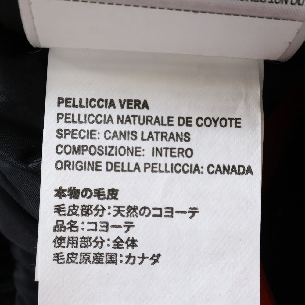 CANADA GOOSE(カナダグース) CHILLIWACK BOMBER ロゴワッペン チリワックボンバー ジップアップ ファー フーディー ダウンジャケット レッド 7950LA レディース