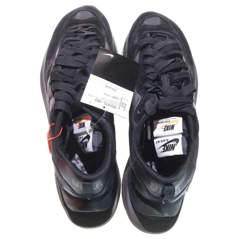 NIKE(ナイキ) ×sacai VAPOR WAFFLE BLACK GUM ヴェイパーワッフル ローカットスニーカー ブラックガム ブラック US9.5/27.5cm DD1875-001