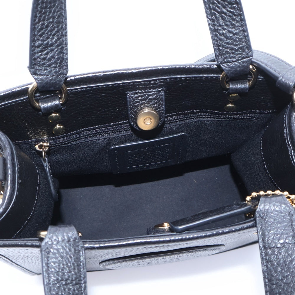 COACH(コーチ) デンプシー トート 22 ウィズ コーチ パッチ 2WAY ハンドバッグ ショルダーバッグ トートバッグ ブラック C5268