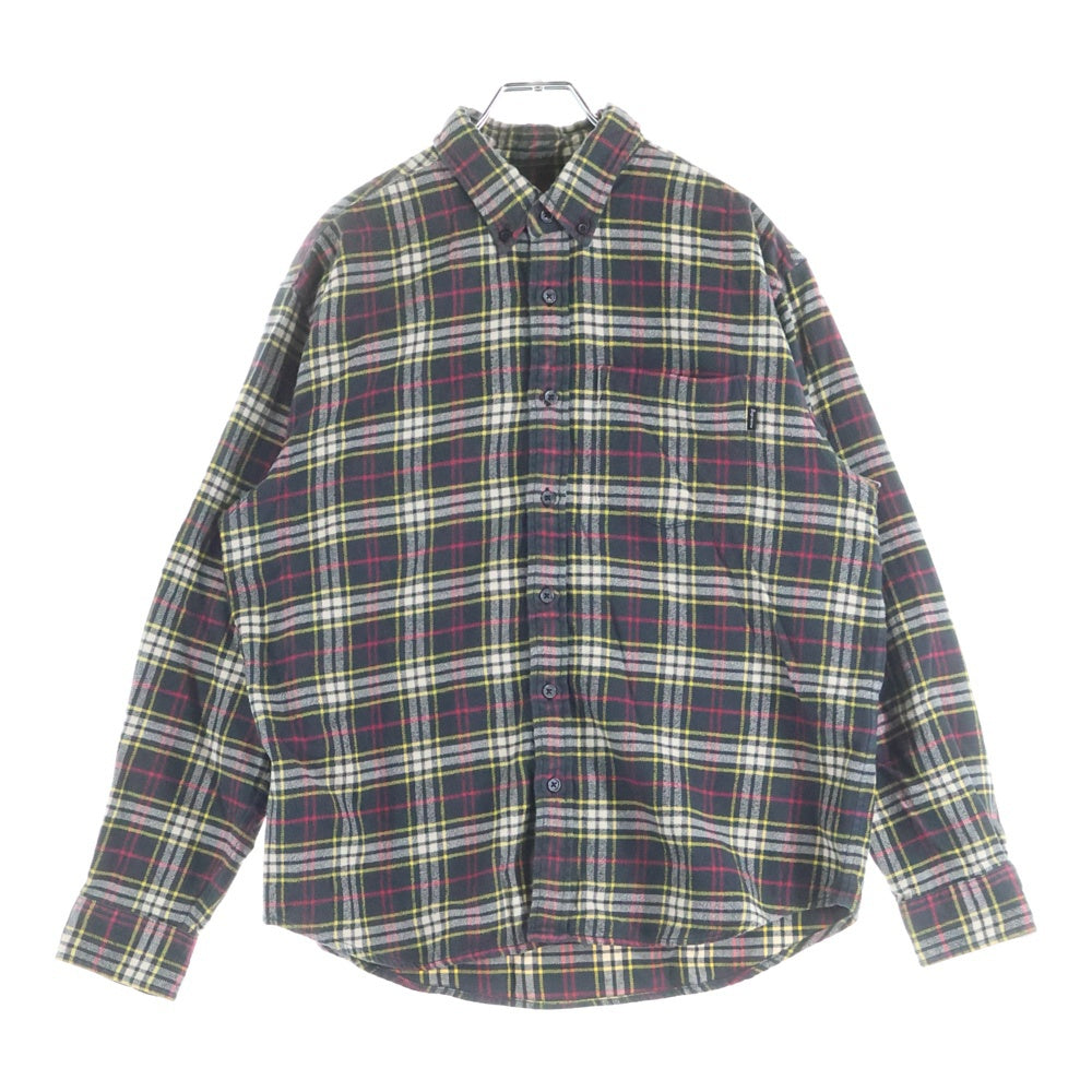 SUPREME(シュプリーム) 20AW Tartan Flannel Shirt Black タータン フランネル チェック 長袖シャツ ブラック/マルチ