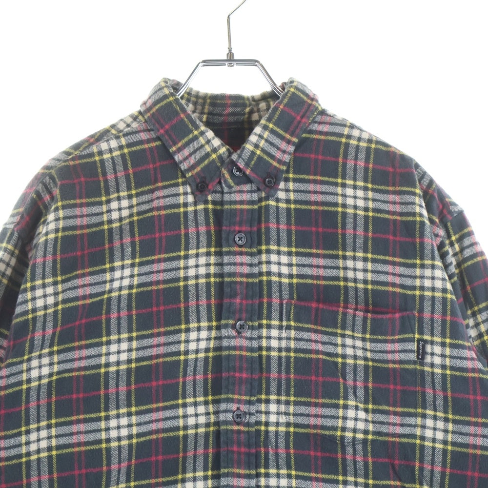 SUPREME(シュプリーム) 20AW Tartan Flannel Shirt Black タータン フランネル チェック 長袖シャツ ブラック/マルチ